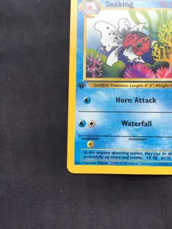 Pokemon Cards: Jungle 1st Edition Uncommon: Seaking 46/64 - Image 5