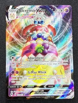 Alcremie Vmax 023/073 Champions Path NM Ultra Rare Full Art Pokemon Card - Image 1
