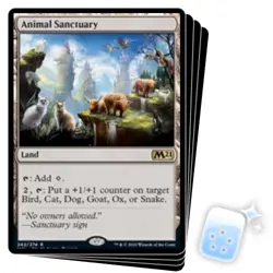 ANIMAL SANCTUARY X4 Core Set 2021 M21 Magic MTG MINT CARD - Image 1