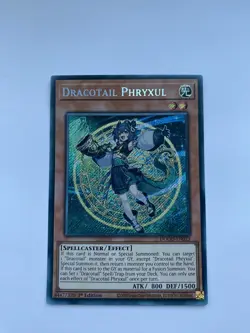 YUGIOH DOOD-EN023 Dracotail Phryxul Secret Rare 1st Edition NM Card - Image 1