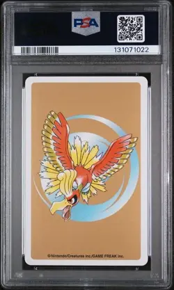 PSA 10 2000 POKEMON GOLD VERSION PLAYING CARDS #107 HITMONCHAN 5 OF CLUBS - Image 2