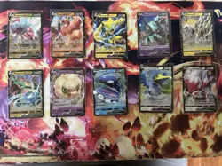 Mixed Lot Of Pokemon TCG Holos V Cards x10 Sword & Shield Era - Image 1