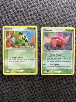 POKEMON Cards Grass Energy 41, 3 Holo Common & Uncommon Cards, Lightly Used - Image 2