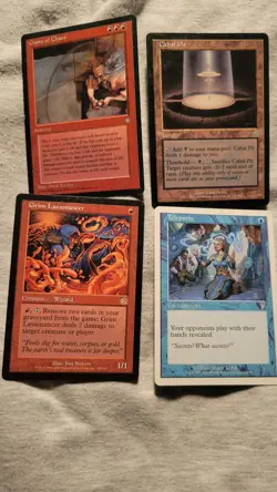MTG Torment GRIM LAVAMANCER, game of chaos ice age Magic the Gathering! - Image 1