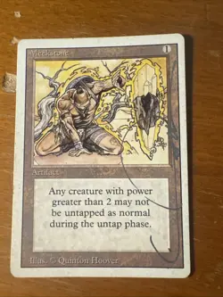 MTG Revised 3rd MEEKSTONE Signed Artist Deceased Dead Quinton Hoover - Image 1