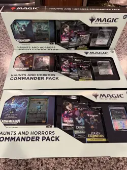 Magic The Gathering Duskmourn Haunts and Horrors Commander Set of 3 New Sealed - Image 1