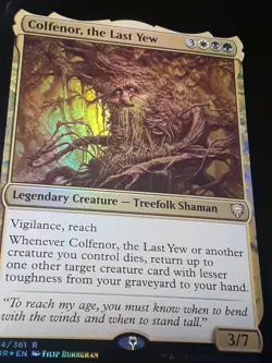 Colfenor the Last Yew FOIL , Commander Legends , NM , MTG , FREE SHIPPING - Image 2