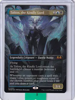 Talion the Kindly Lord (Borderless) FOIL * Wilds of Eldraine - Variants MTG - Image 1