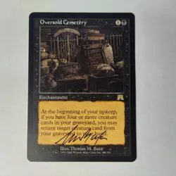 MTG Oversold Cemetery Onslaught - Signed by Artist Thomas Baxa - Image 1
