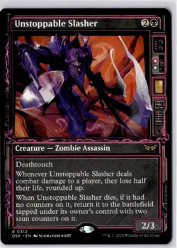 Unstoppable Slasher (Showcase) Duskmourn: House of Horror Regular NM R 0312 - Image 1