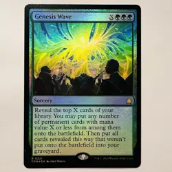 Magic The Gathering Mtg Foil Genesis Wave Foundations Rare Near Mint - Image 1
