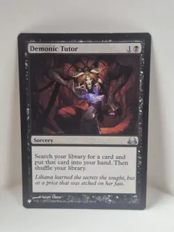 Demonic Tutor - Reg - MTG - Duel Decks: Divine v Demonic - 49/62 - UNCOMMON ~ NM - Image 1