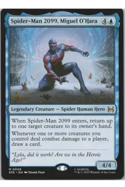 1x MTG Spider-Man 2099, Miguel O'Hara - Spider-Man Mythic! NM Mint! - Image 1