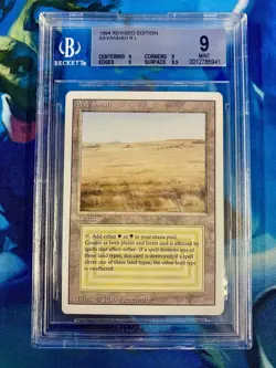 Beckett Grading Services (BGS) 1994 Revised Edition Savannah R L 9 Mint - Image 1