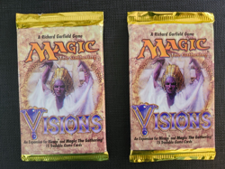 Set of two (2) variant Visions packs from multiverse gift box MTG factory sealed - Image 1
