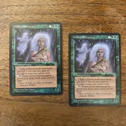 2x Willow Priestess NM+ NEVER PLAYED MTG Homelands Magic VINTAGE FAST SHIPPING - Image 1