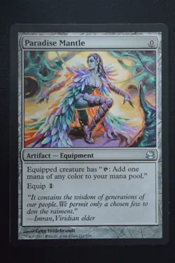 Magic The Gathering MTG PARADISE MANTLE Modern Masters LP Lightly Played - Image 1