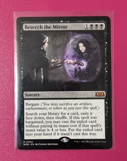 *Beseech the Mirror* -Wilds of Eldraine (WOE) #82- Near Mint - Regular Mythic - - Image 1