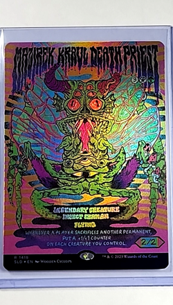 2023 MTG Magic The Gathering Secret Lair Drop Foil Mazirek Kraul Death Priest - Image 1