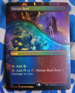 Shivan Reef (Borderless) Dominaria United Foil - Image 1