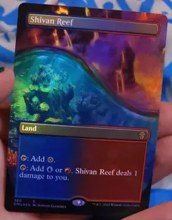 Shivan Reef (Borderless) Dominaria United Foil - Image 2