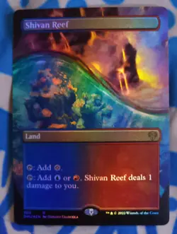 Shivan Reef (Borderless) Dominaria United Foil - Image 4
