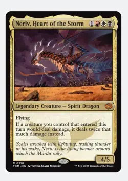 Neriv, Heart of the Storm | MTG TDM | Mardu Dragon Double Damage | Mythic | NM - Image 1