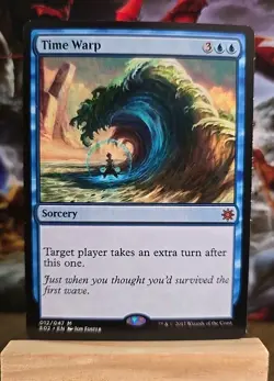 Time Warp - NM MTG Extra Turn Sorcery Explorer's of Ixalan - Image 1