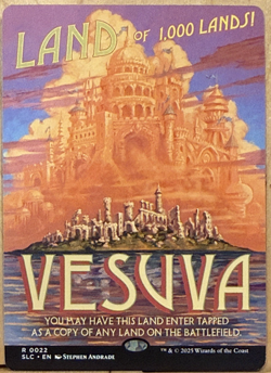 LIMITED EDITION Secret Lair MtG Vesuva Unplayed NM BORDERLESS! - Image 1