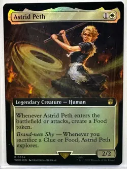 Astrid Peth (Extended Art), Doctor Who, Magic the Gathering, MTG, FOIL (334) - Image 1