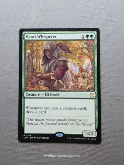 MTG Beast Whisperer #158 Rare Ravnica: Clue Edition Magic The Gathering - Image 1