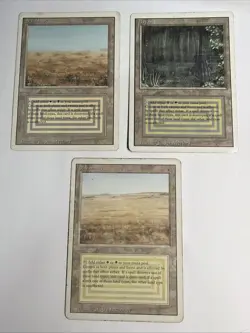 MTG Revised Dual Land Lot - (HP)Bayou, (HP)Scrubland, (HP)Savannah - Authentic - Image 1
