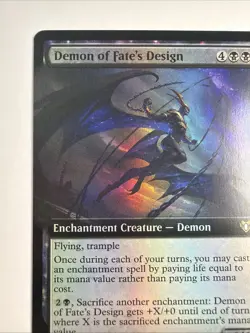 Demon of Fate's Design (Extended Art) Commander Masters Foil - Image 2