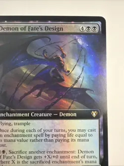 Demon of Fate's Design (Extended Art) Commander Masters Foil - Image 3