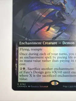 Demon of Fate's Design (Extended Art) Commander Masters Foil - Image 5