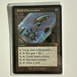 MTG Staff of Domination Retro The Brothers' War Mythic - Image 1