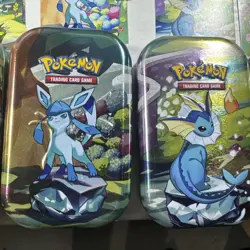 Pokemon Prismatic Evolutions Costco Complete Full Set of 8 Tins No Packs - Image 3