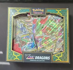 Pokemon TCG VMAX Dragons Premium Collection Box 2022 Brand New Factory Sealed - Image 2