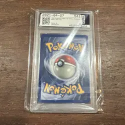 1999 Pokemon Fossil Tentacool 1st Edition #56 PSA 8 - Image 2