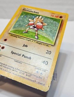 Hitmonchan 7/102 Holo Rare Base Set Unlimited Pokemon 768 - Image 2