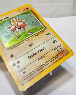 Hitmonchan 7/102 Holo Rare Base Set Unlimited Pokemon 768 - Image 5
