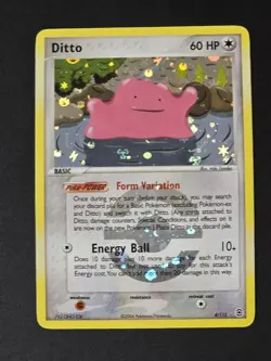Ditto 4/112 - Pokemon Fire Red & Leaf Green Reverse Holo Rare Pokeball - Image 1