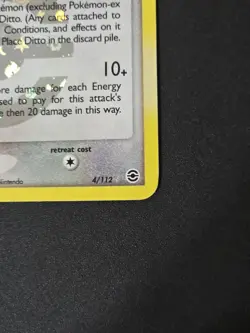 Ditto 4/112 - Pokemon Fire Red & Leaf Green Reverse Holo Rare Pokeball - Image 2