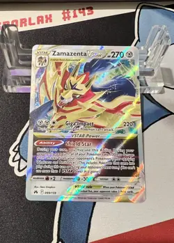 Pokemon Crown Zenith - Zamazenta VSTAR Ultra Rare 099/159 Pokemon TCG NM - Image 1