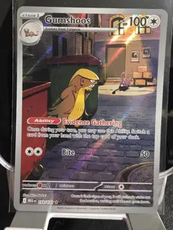 Gumshoos 2025 Pokemon Mega Evolution 153/132 Illustration Rare NM-MINT! - Image 1