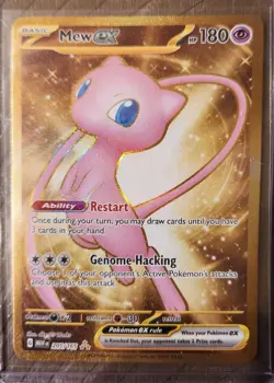 2023 Pokemon Mew EX 205/165 Gold Full Art Scarlet & Violet 151 🔥 - Image 2