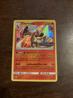 Charizard Pre-Release Black Star Promo SM158 Team Up Pokemon TCG - Image 1