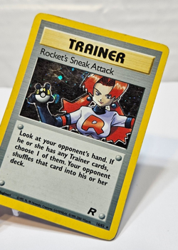 Rocket's Sneak Attack 16/82 Holo Rare Unlimited Team Rocket Pokemon 802 - Image 4