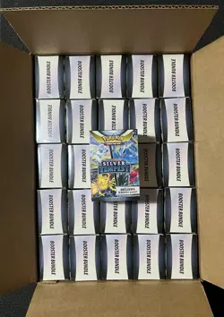 Pokemon TCG Silver Tempest Booster Bundle Case of 25 Bundles SWSH - Image 1