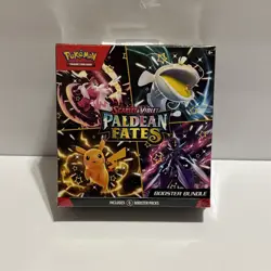 Pokemon TCG Scarlet & Violet Paldean Fates 6 Booster Pack Bundle Factory Sealed - Image 1